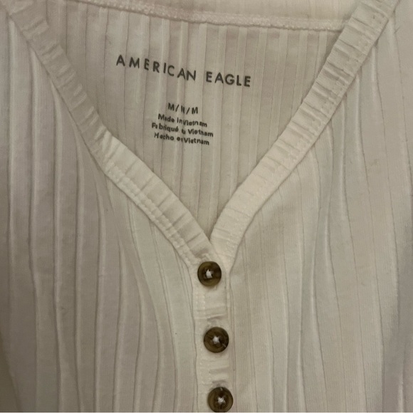 2/$10 AE White & Black (Charcoal) Tank Tops Bundle - Picture 7 of 7